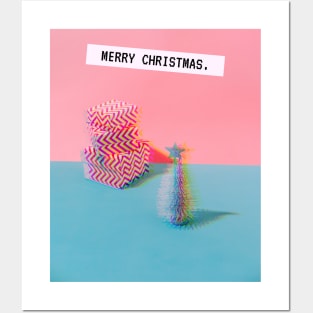 Vaporwave Weihnachten Christmas Techno Aesthetic Posters and Art